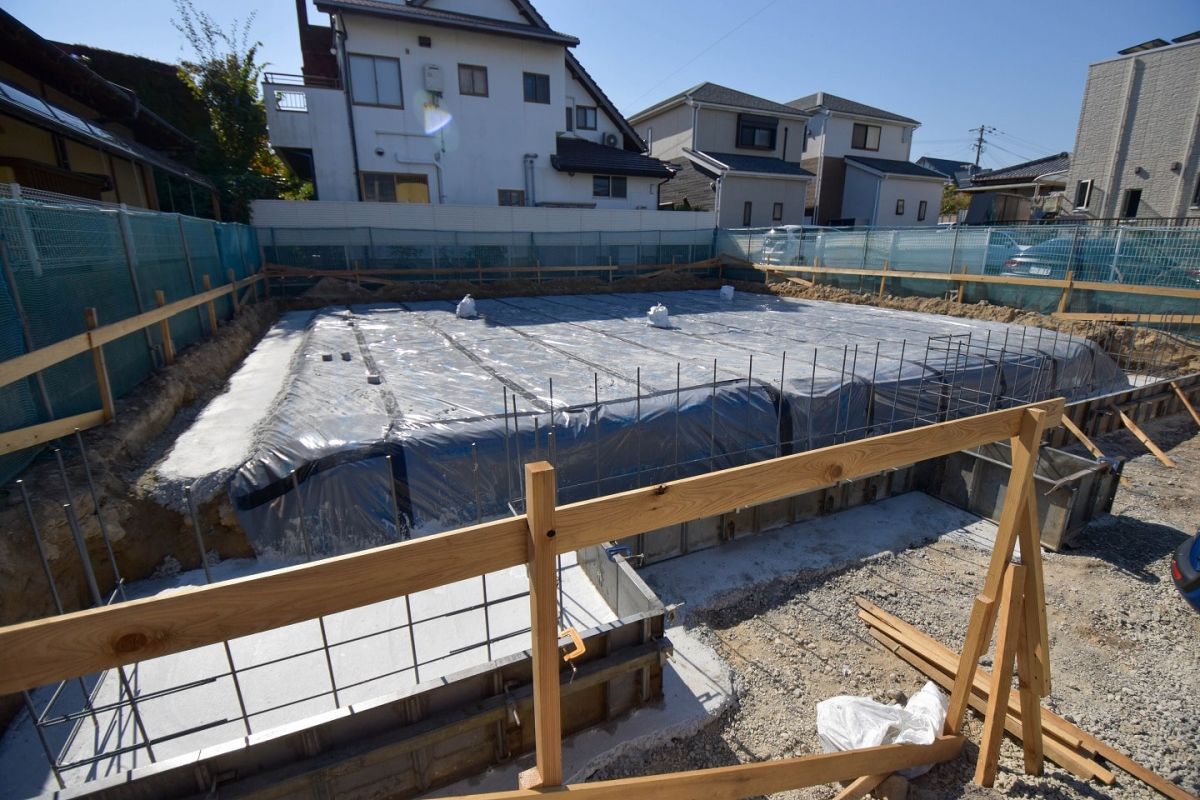 福岡県福岡市西区09　注文住宅建築現場リポート②　～基礎工事～