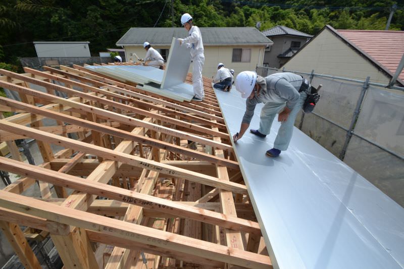 福岡県那珂川市01　注文住宅建築現場リポート⑥　～上棟式～