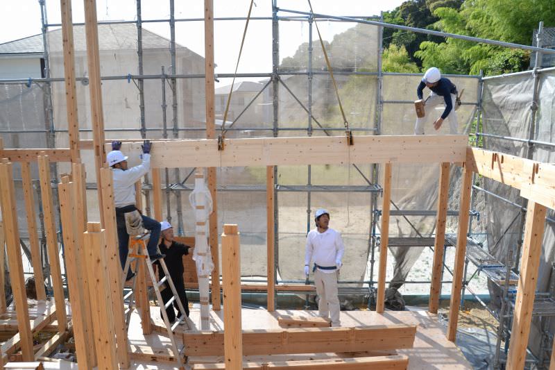 福岡県那珂川市01　注文住宅建築現場リポート⑥　～上棟式～