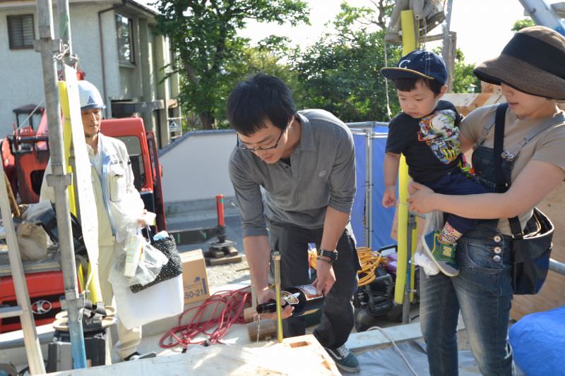 福岡県那珂川市01　注文住宅建築現場リポート⑥　～上棟式～