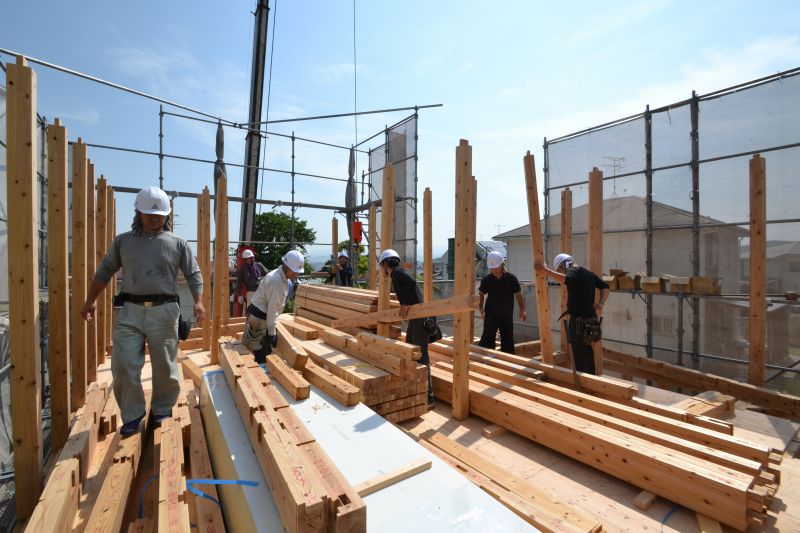 福岡県那珂川市01　注文住宅建築現場リポート⑥　～上棟式～