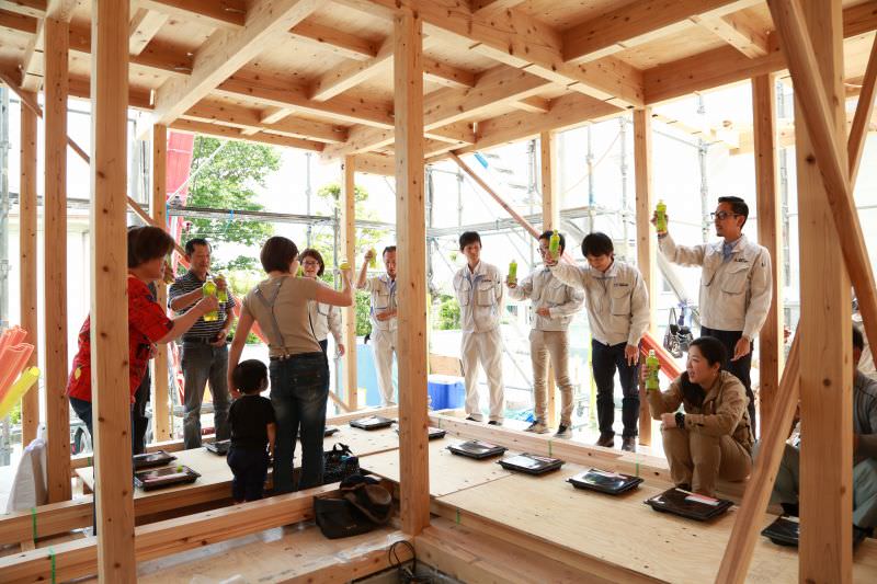 「那珂川市01」注文住宅現場リポート⑥【上棟式】