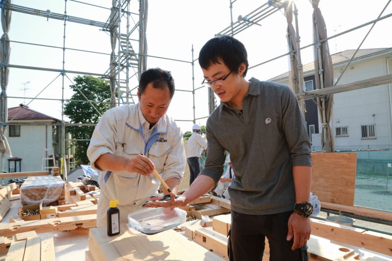 福岡県那珂川市01　注文住宅建築現場リポート⑥　～上棟式～