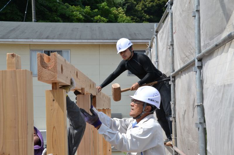 福岡県那珂川市01　注文住宅建築現場リポート⑥　～上棟式～