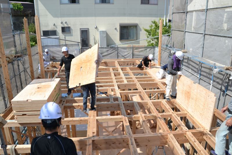 福岡県那珂川市01　注文住宅建築現場リポート⑥　～上棟式～