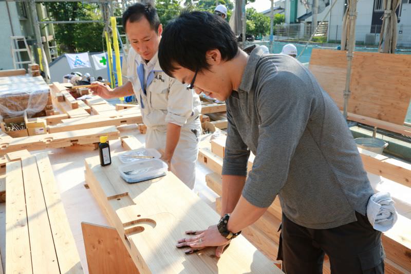 福岡県那珂川市01　注文住宅建築現場リポート⑥　～上棟式～