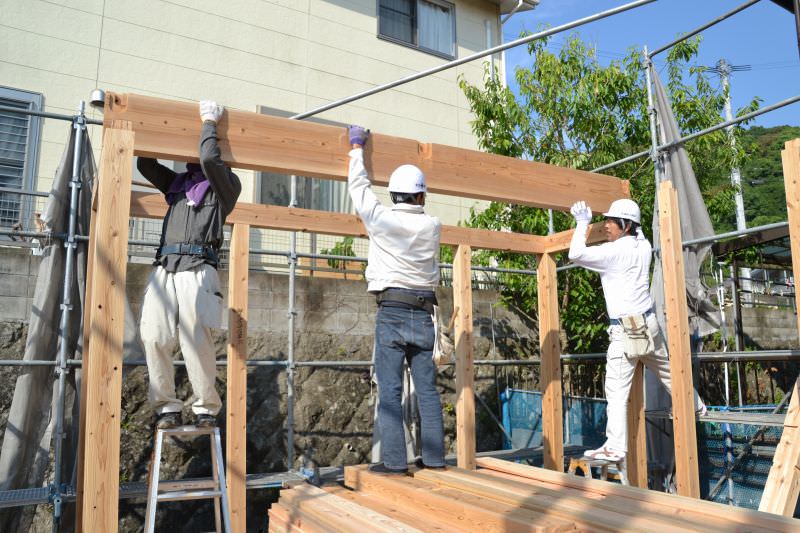 福岡県那珂川市01　注文住宅建築現場リポート⑥　～上棟式～