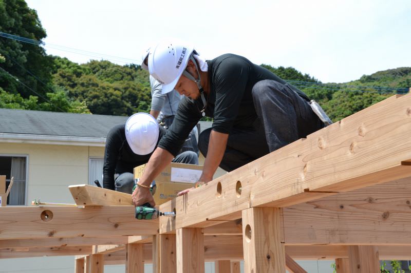 福岡県那珂川市01　注文住宅建築現場リポート⑥　～上棟式～