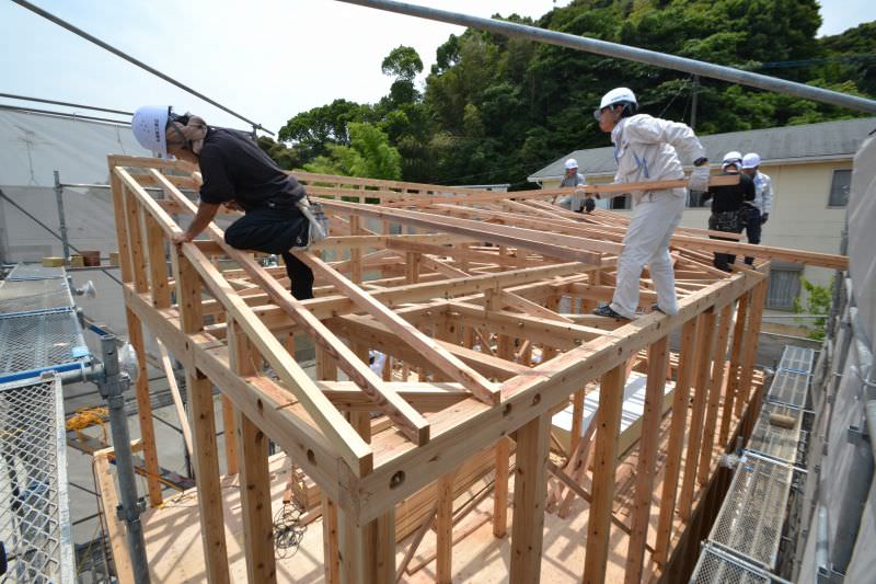 福岡県那珂川市01　注文住宅建築現場リポート⑥　～上棟式～