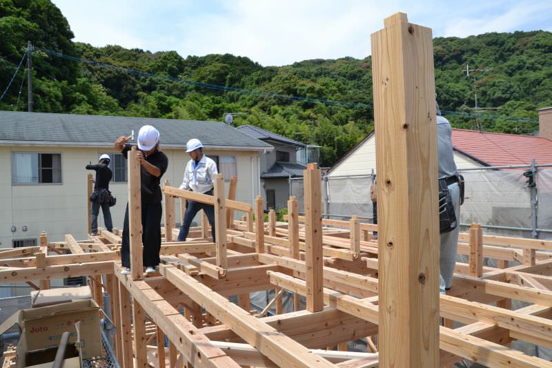 福岡県那珂川市01　注文住宅建築現場リポート⑥　～上棟式～