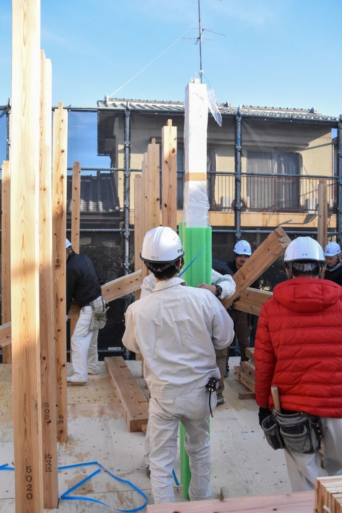 「福岡市早良区飯倉01」注文住宅現場リポート③【上棟式】