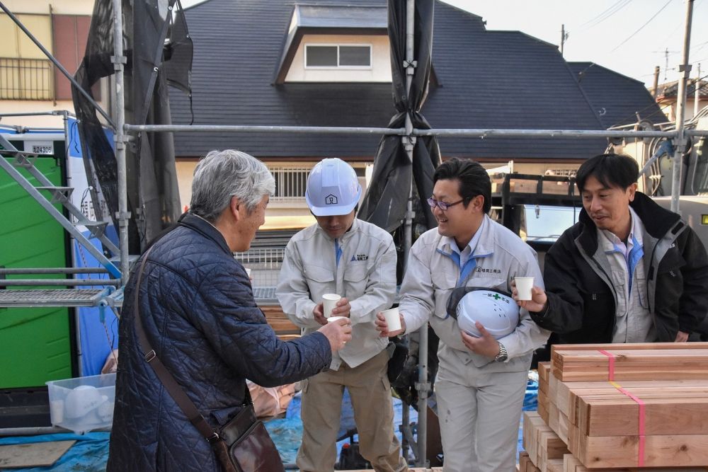 「福岡市早良区飯倉01」注文住宅現場リポート③【上棟式】