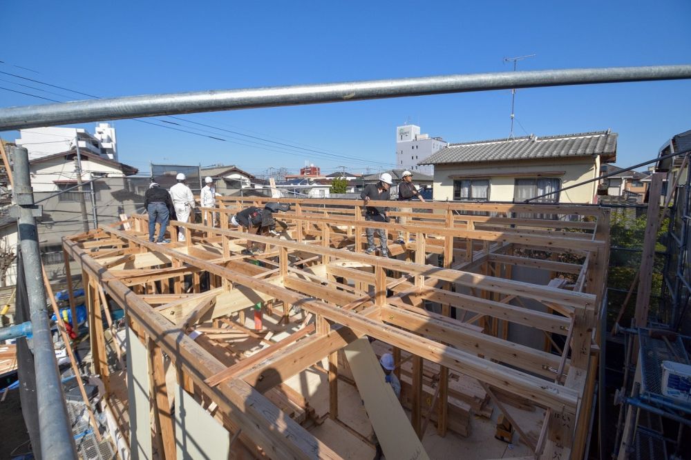 「福岡市早良区飯倉01」注文住宅現場リポート③【上棟式】