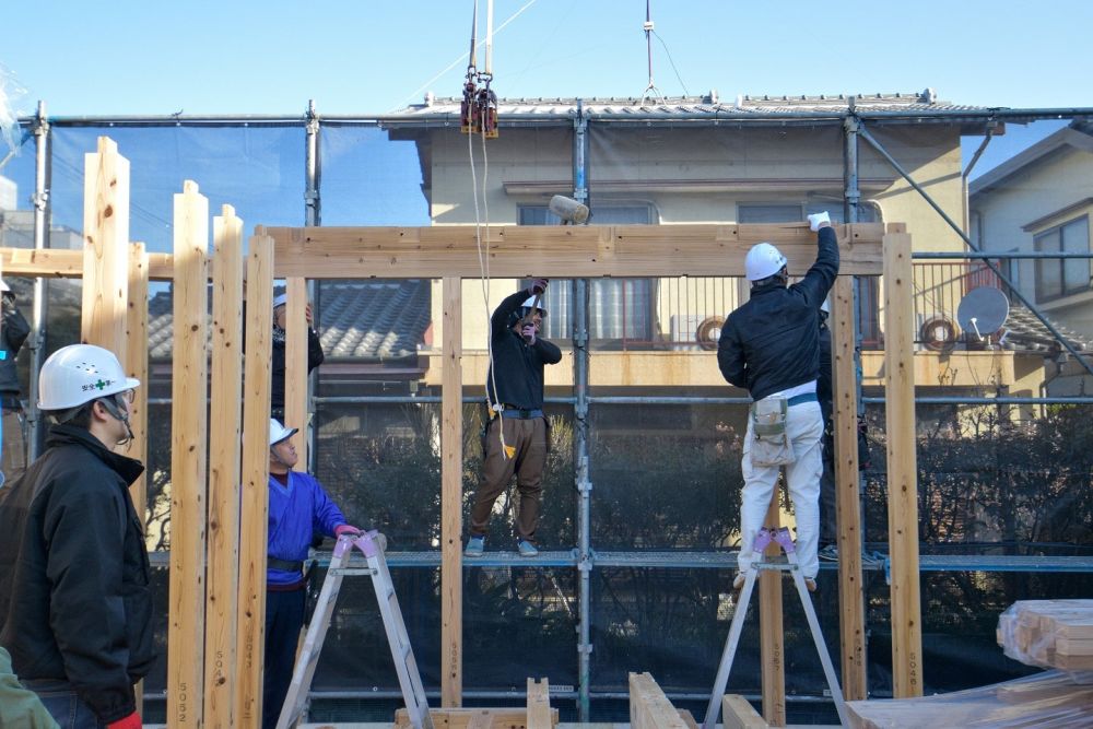 「福岡市早良区飯倉01」注文住宅現場リポート③【上棟式】