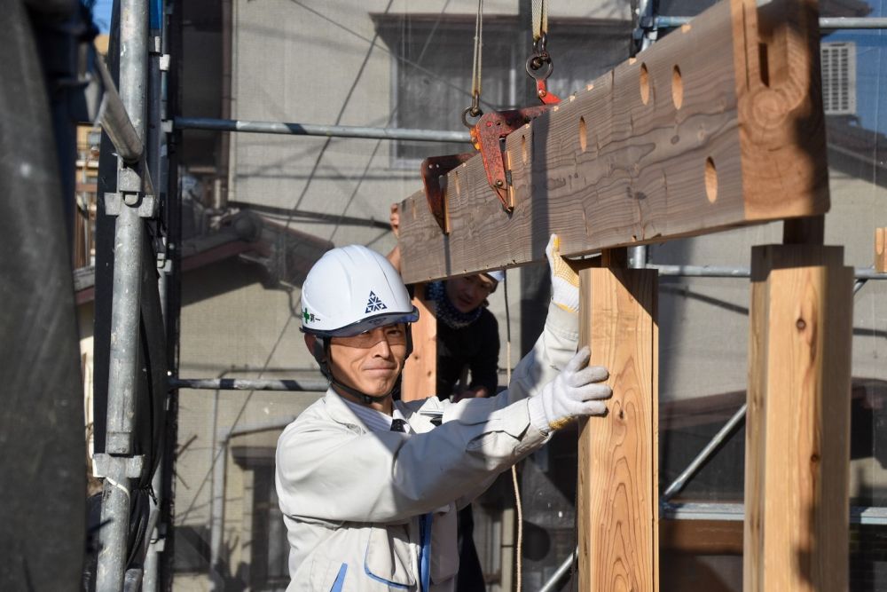 福岡市早良区飯倉01　注文住宅現場リポート③　～上棟式～