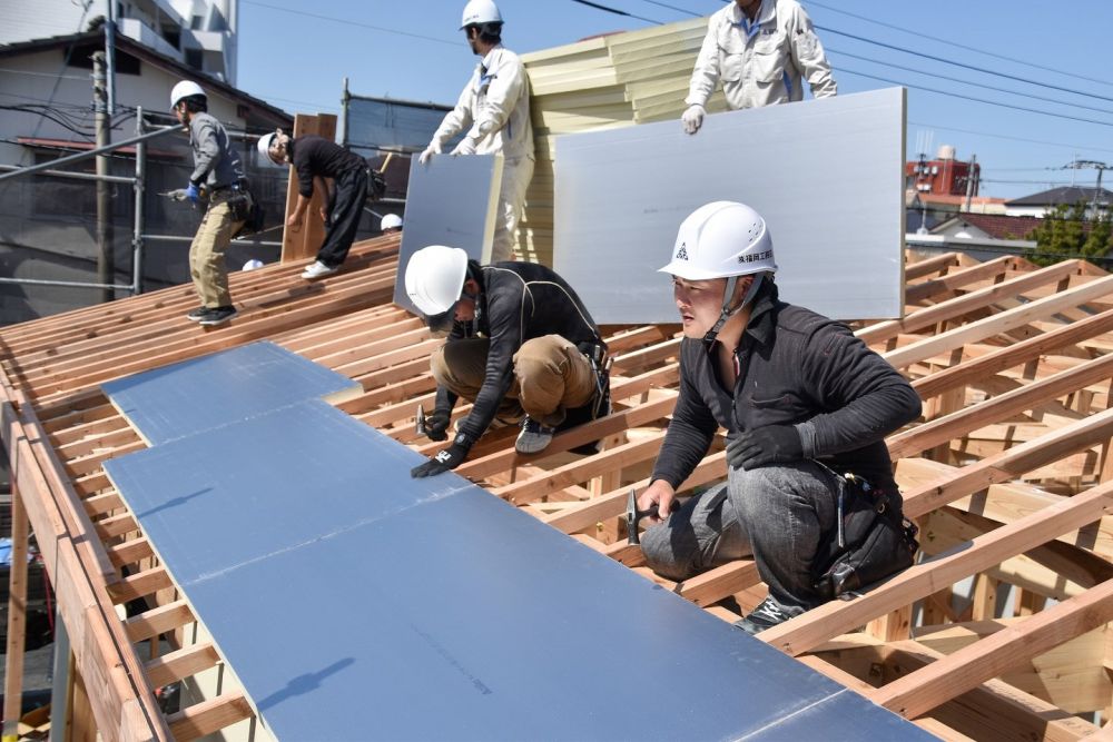 福岡市早良区飯倉01　注文住宅現場リポート③　～上棟式～