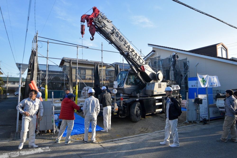 福岡市早良区飯倉01　注文住宅現場リポート③　～上棟式～