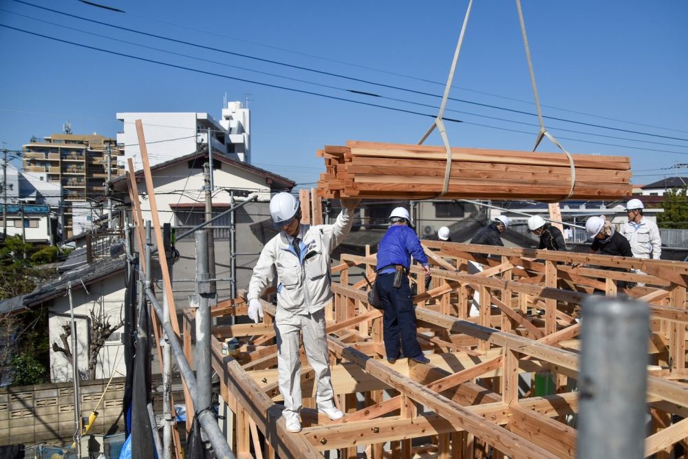 「福岡市早良区飯倉01」注文住宅現場リポート③【上棟式】