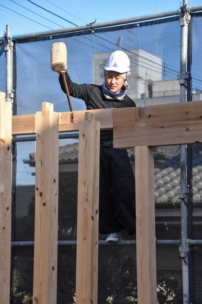 福岡市早良区飯倉01　注文住宅現場リポート③　～上棟式～