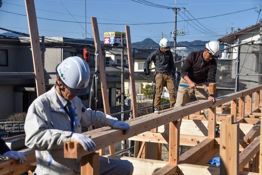 「福岡市早良区飯倉01」注文住宅現場リポート③【上棟式】