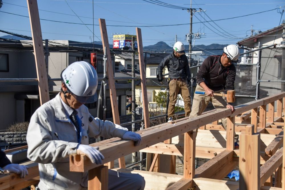 福岡市早良区飯倉01　注文住宅現場リポート③　～上棟式～