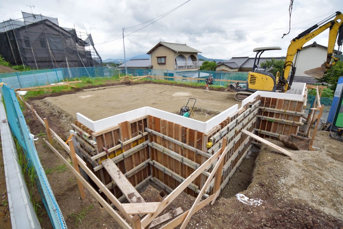「宗像市06」注文住宅現場リポート②【基礎工事】根切