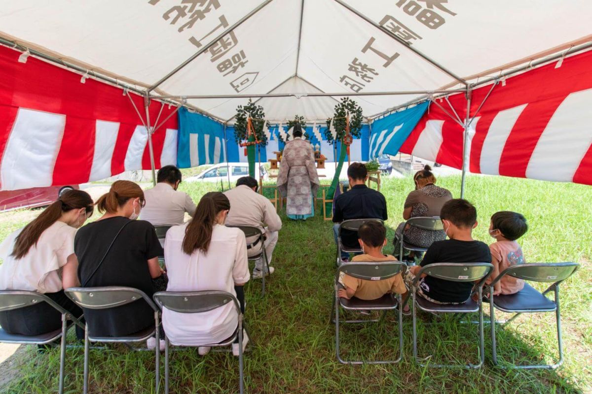 「北九州市若松区01」注文住宅現場リポート①【地鎮祭】