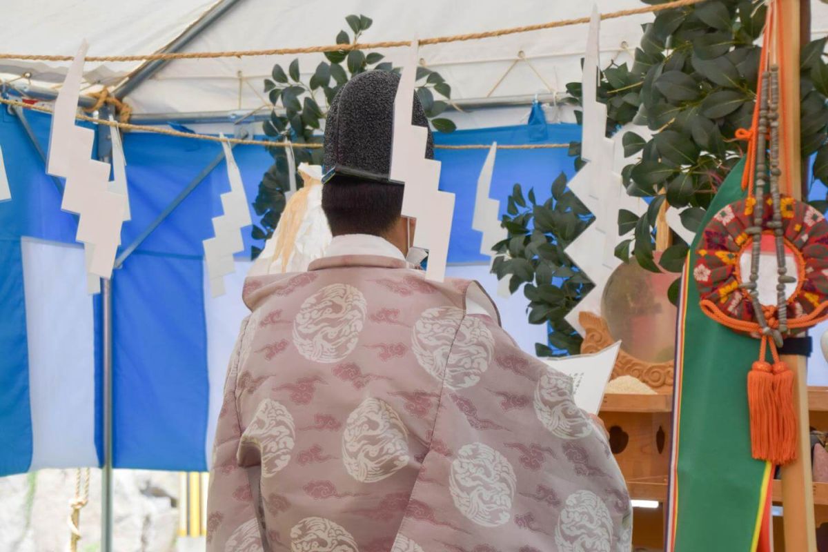 「北九州市若松区01」注文住宅現場リポート①【地鎮祭】