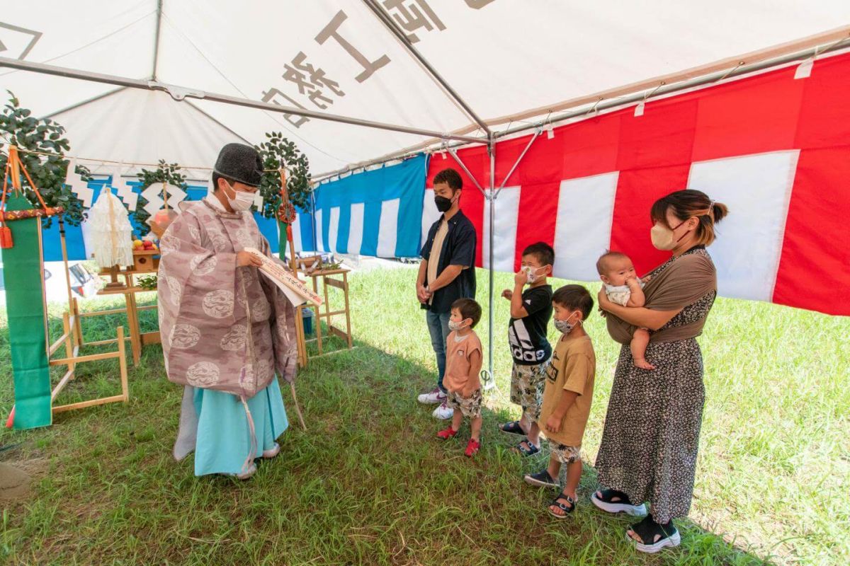「北九州市若松区01」注文住宅現場リポート①【地鎮祭】