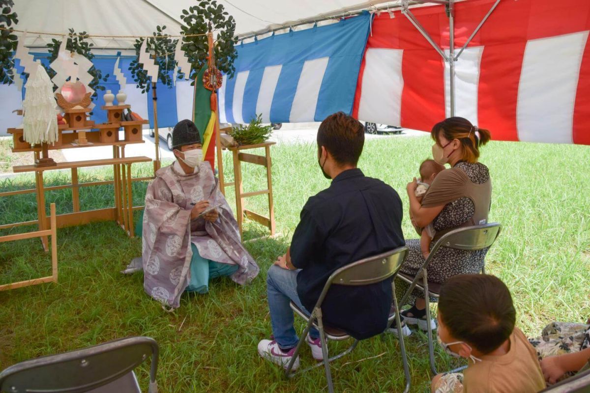 福岡県北九州市若松区01　注文住宅建築現場リポート①　～地鎮祭～