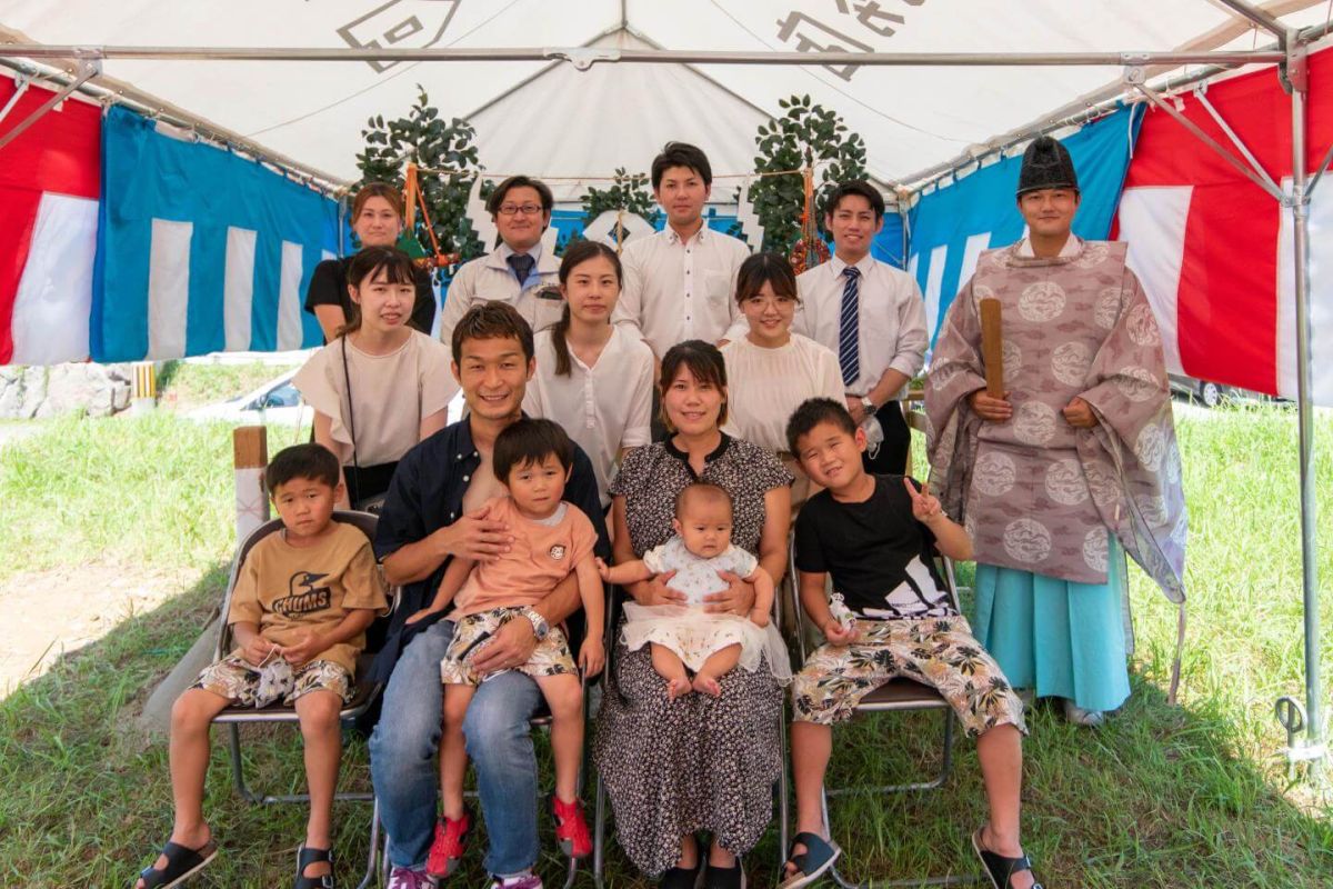 「北九州市若松区01」注文住宅現場リポート①【地鎮祭】