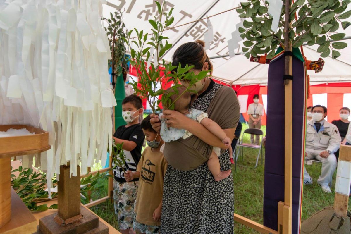 「北九州市若松区01」注文住宅現場リポート①【地鎮祭】
