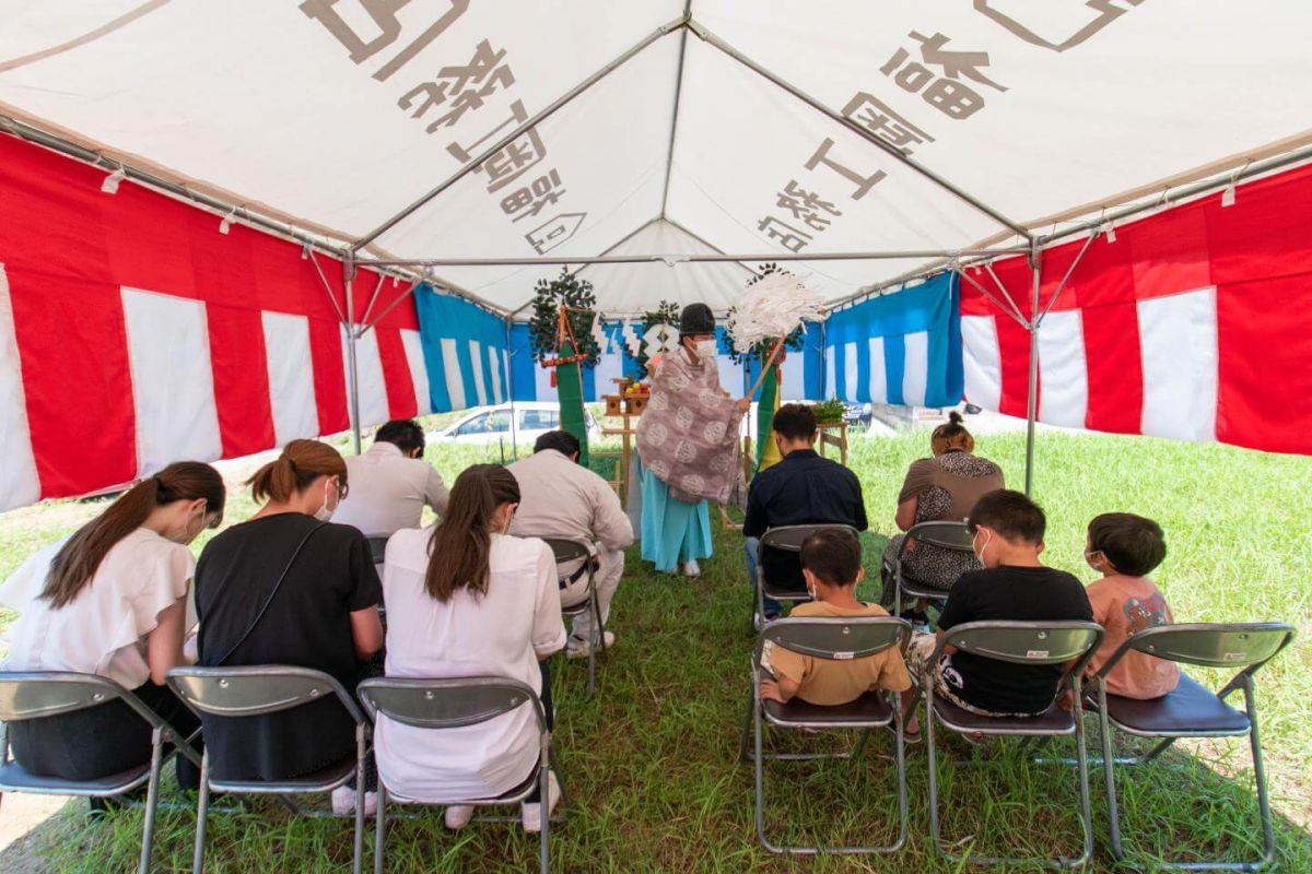 「北九州市若松区01」注文住宅現場リポート①【地鎮祭】