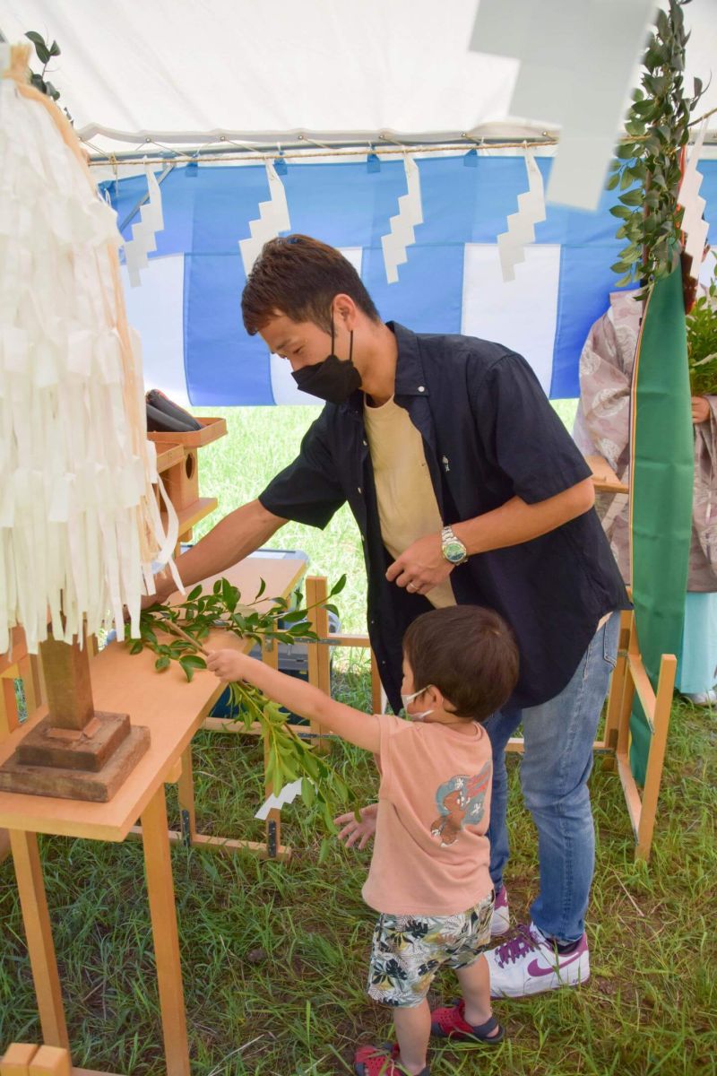 「北九州市若松区01」注文住宅現場リポート①【地鎮祭】