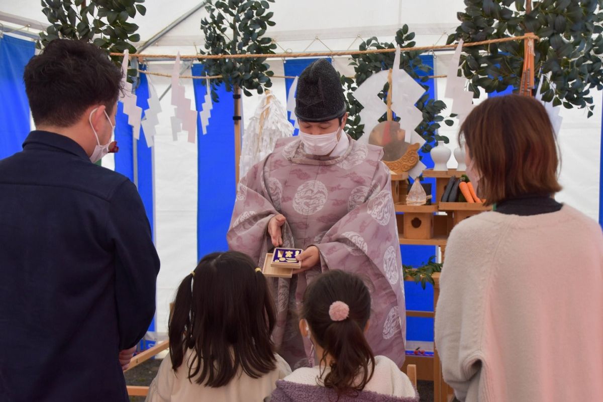 福岡県福岡市西区07　注文住宅建築現場リポート①　～地鎮祭～