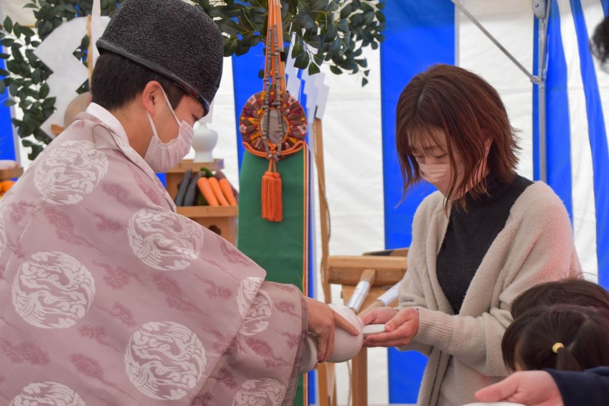 福岡県福岡市西区07　注文住宅建築現場リポート①　～地鎮祭～