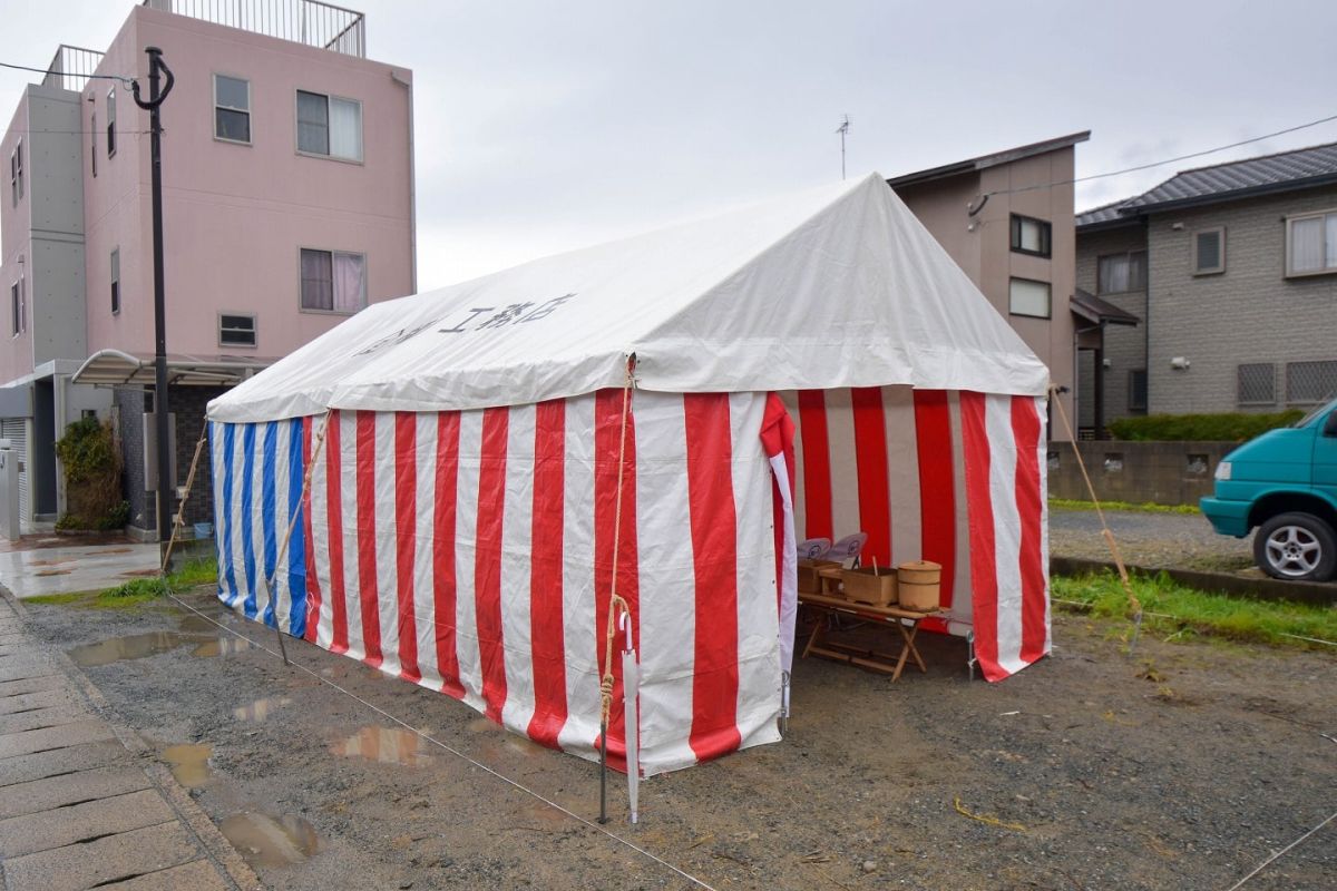 福岡県福岡市西区07　注文住宅建築現場リポート①　～地鎮祭～