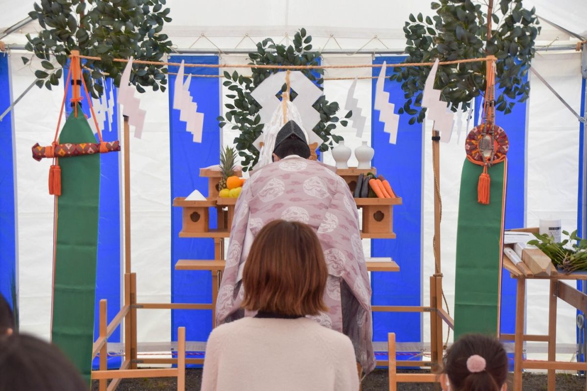 「福岡市西区07」注文住宅現場リポート①【地鎮祭】