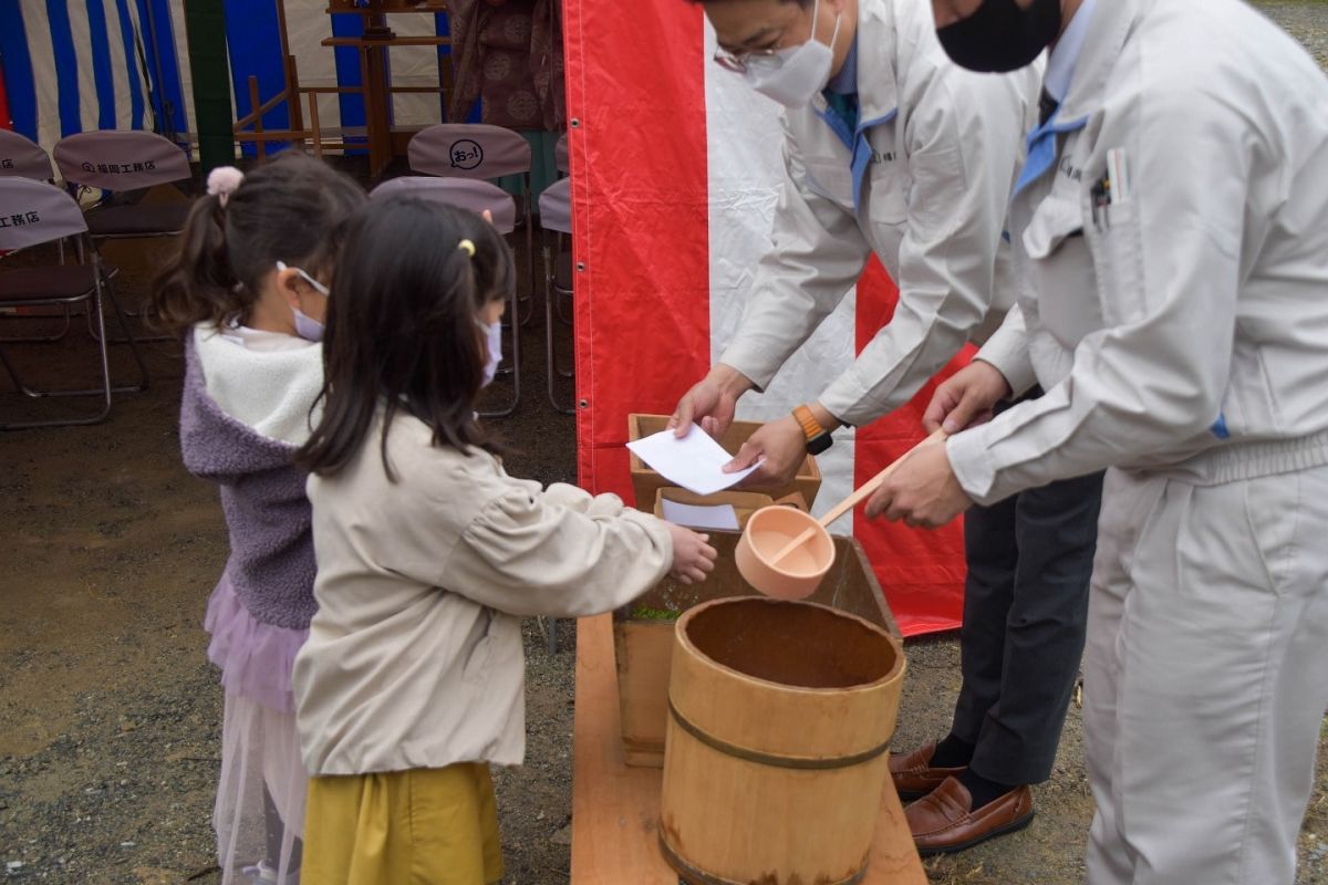 福岡県福岡市西区07　注文住宅建築現場リポート①　～地鎮祭～