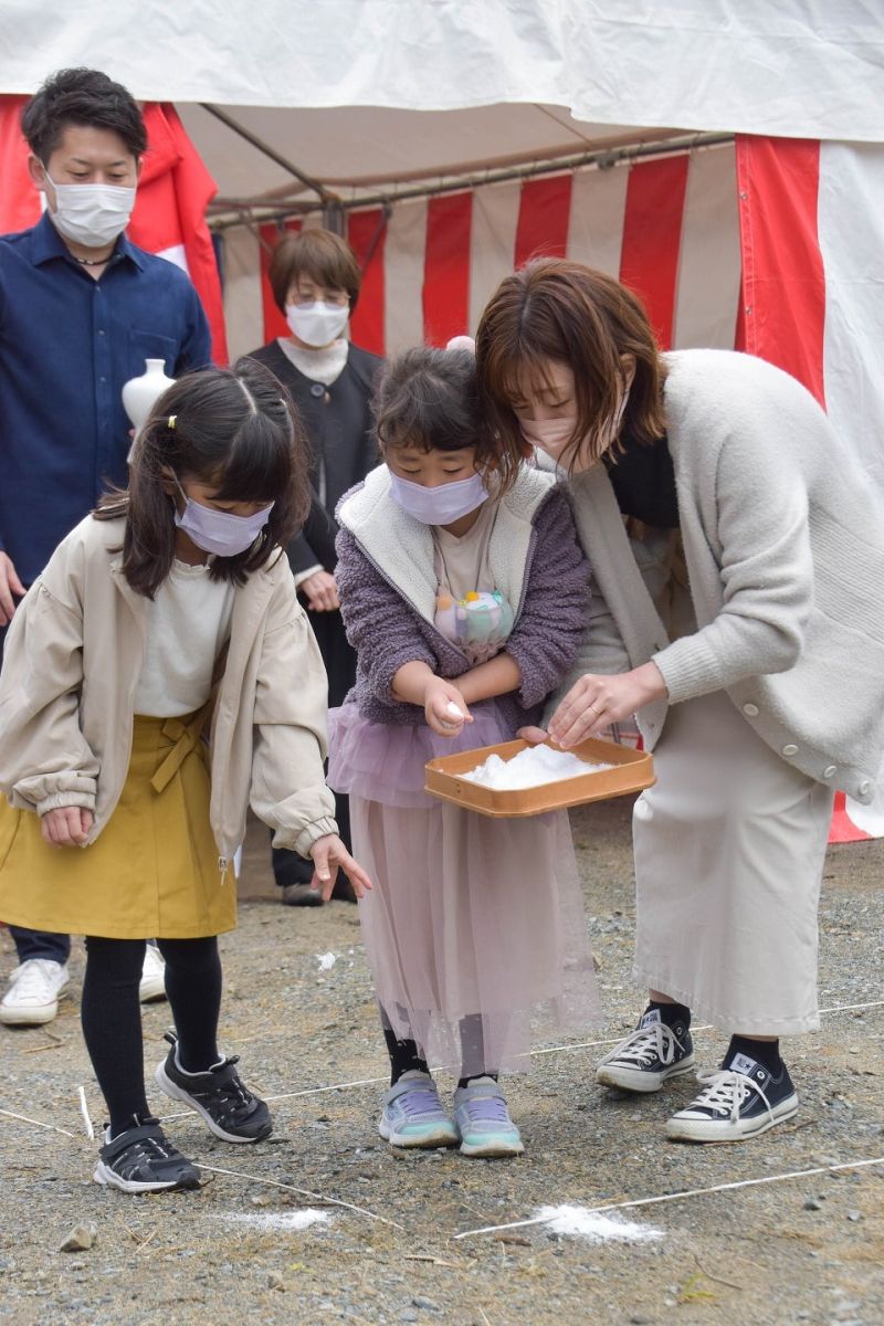 福岡県福岡市西区07　注文住宅建築現場リポート①　～地鎮祭～