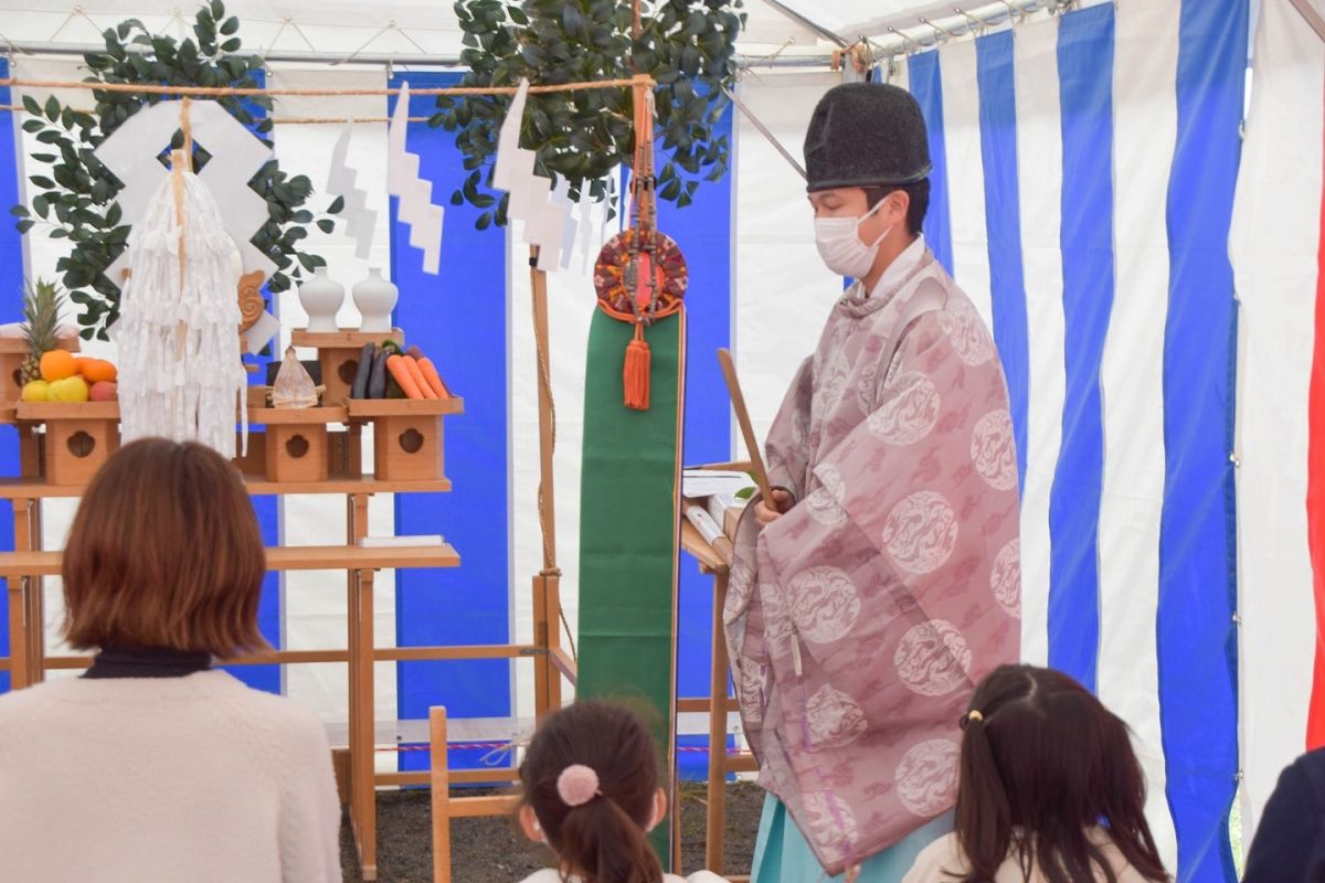 「福岡市西区07」注文住宅現場リポート①【地鎮祭】