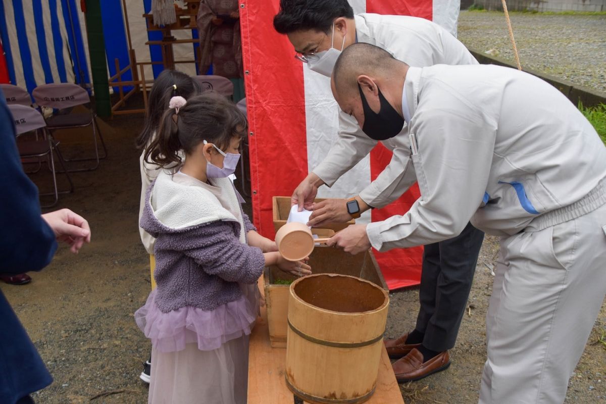 福岡県福岡市西区07　注文住宅建築現場リポート①　～地鎮祭～