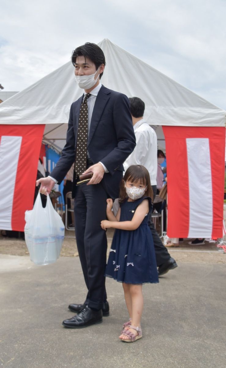 福岡県糟屋郡志免町05　注文住宅建築現場リポート①　～地鎮祭～