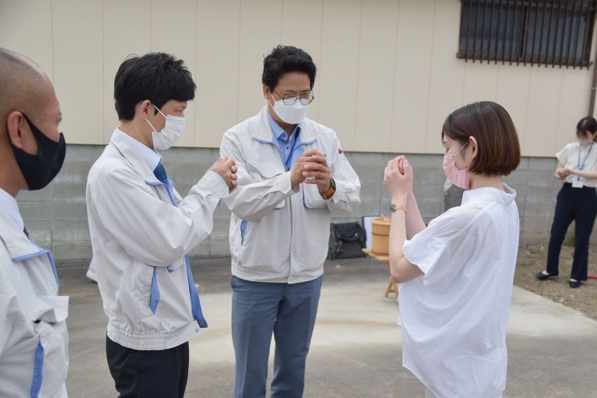 福岡県糟屋郡志免町05　注文住宅建築現場リポート①　～地鎮祭～