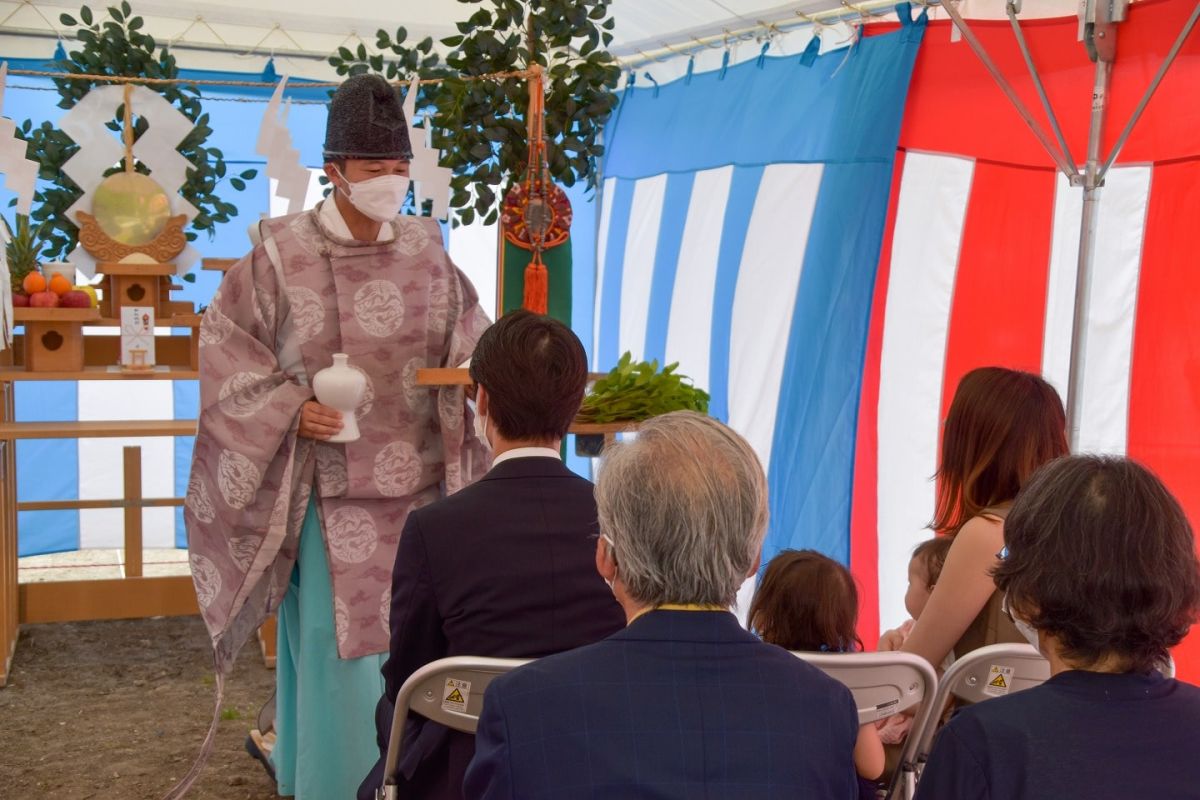 「糟屋郡志免町05」注文住宅現場リポート①【地鎮祭】