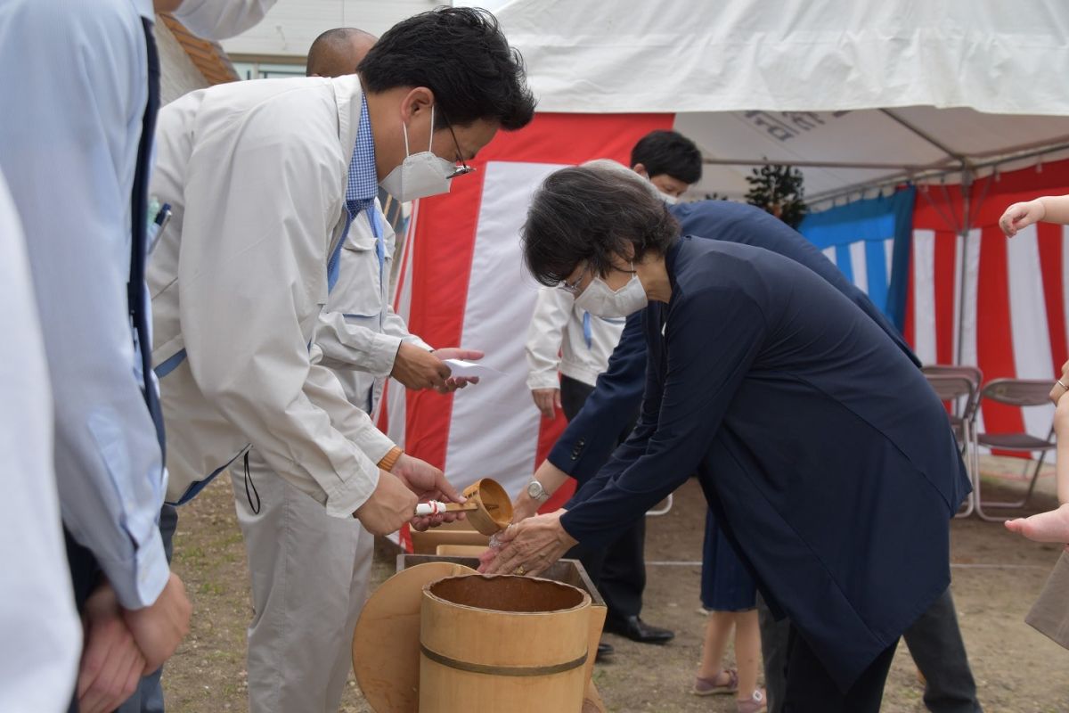 「糟屋郡志免町05」注文住宅現場リポート①【地鎮祭】