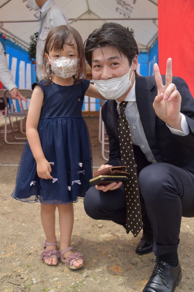 福岡県糟屋郡志免町05　注文住宅建築現場リポート①　～地鎮祭～