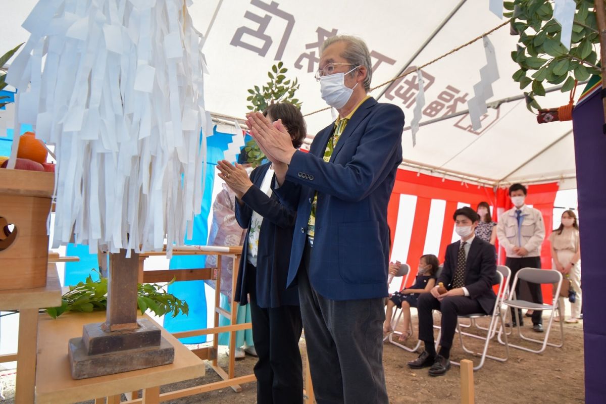 「糟屋郡志免町05」注文住宅現場リポート①【地鎮祭】