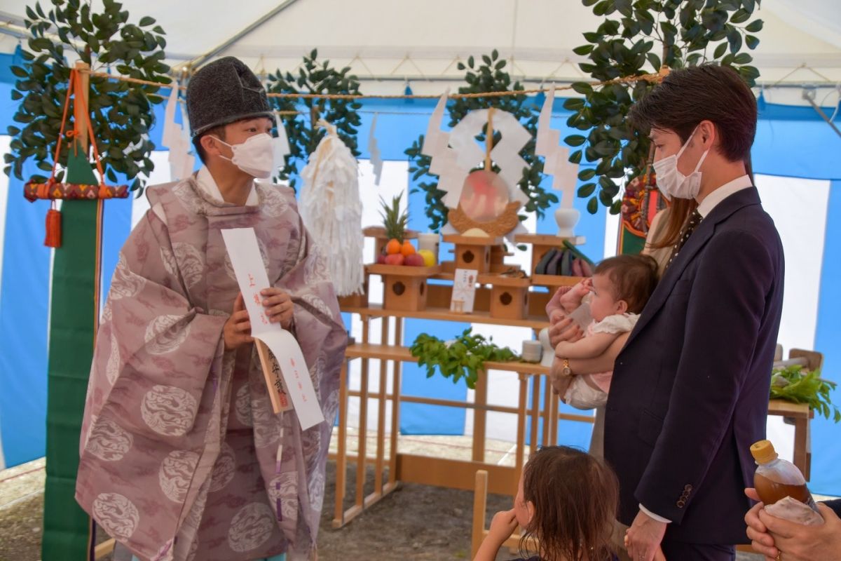 「糟屋郡志免町05」注文住宅現場リポート①【地鎮祭】