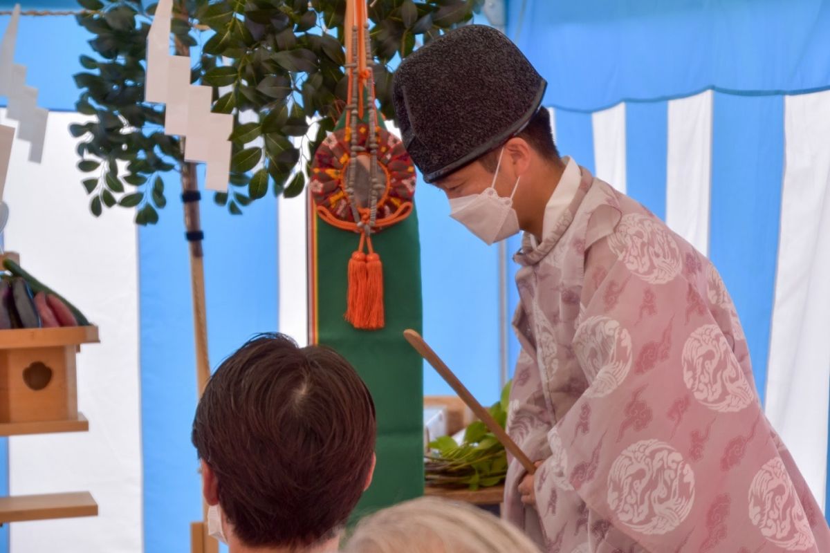 「糟屋郡志免町05」注文住宅現場リポート①【地鎮祭】
